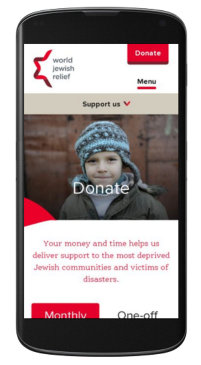 World Jewish Relief mobile